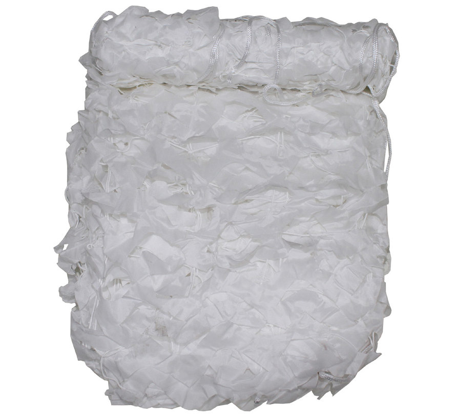 MFH - filet camouflage -  2x3m -  "Basic" -  blanc -  avec sac PVC