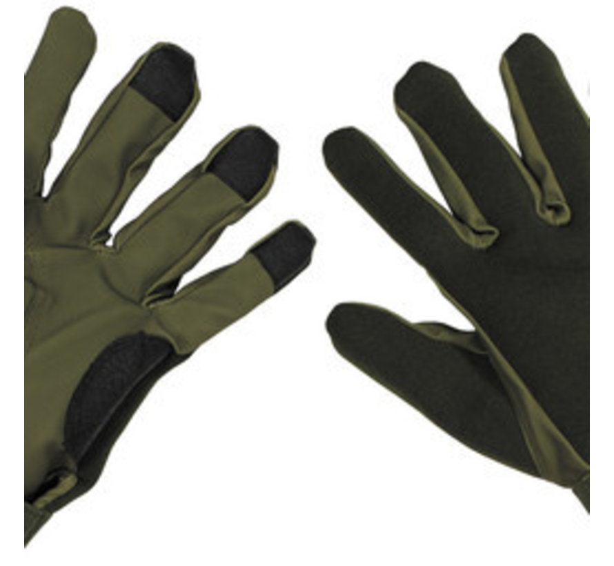 MFH - Gants de doigt de Neoprene  -  Olive
