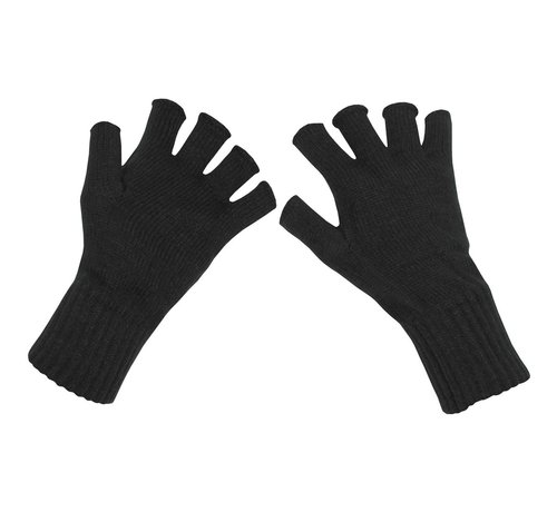 MFH MFH - Gants en tricot  -  Noir  -  sans doigts