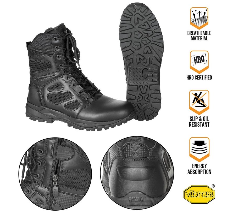 Magnum - Combat boots  -  "MAGNUM"  -  Elite Spider X 8.0  -  Zwart