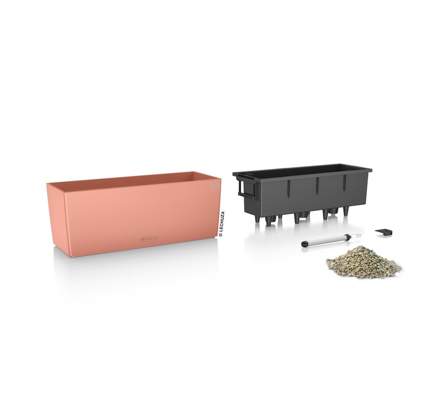 Lechuza - planteur BALCONERA COLOR 50 rouge corail  set ALL-IN-ONE set