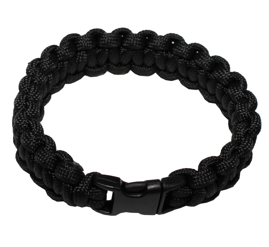 MFH - Bracelet - "Parachute Cord" - Noir - Largeur approximative 1 - 9 cm