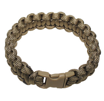 MFH MFH - bracelet  -  "Parachute Cord"  -  bronzage coyote  -  Largeur approximative 1  -  9 cm