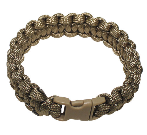 MFH MFH - bracelet  -  "Parachute Cord"  -  bronzage coyote  -  Largeur approximative 1  -  9 cm