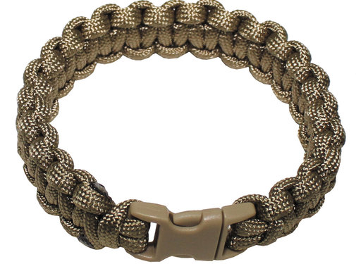 MFH MFH - Armband  -  "Parachute Cord"  -  Coyote tan  -  Breedte ca. 1  -  9 cm
