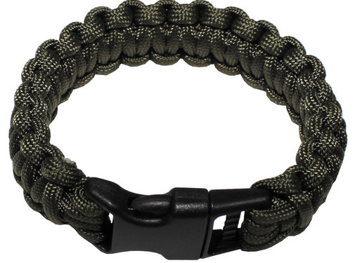 MFH MFH - Armband  -  "Parachute Cord"  -  Olive  -  Breedte ca. 2  -  3 cm