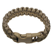 MFH MFH - Armband  -  "Parachute Cord"  -  Coyote tan  -  Breedte ca. 2  -  3 cm