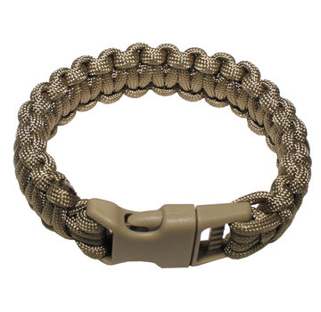 MFH MFH - Armband  -  "Parachute Cord"  -  Coyote tan  -  Breedte ca. 2  -  3 cm