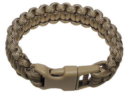 MFH MFH - bracelet  -  "Parachute Cord"  -  bronzage coyote  -  Largeur approximative 2  -  3 cm