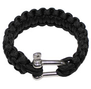 MFH MFH - Armband -  "Parachute Cord" -  schwarz -  Breite ca. 2 - 3 cm