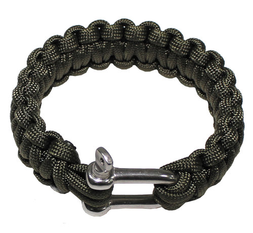 MFH MFH - bracelet  -  "Parachute Cord"  -  Olive  -  Largeur approximative 2  -  3 cm