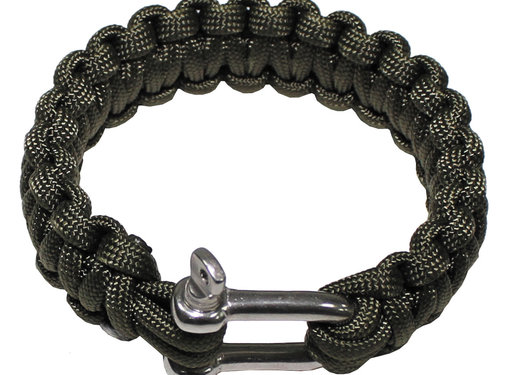 MFH MFH - Armband  -  "Parachute Cord"  -  Olive  -  Breedte ca. 2  -  3 cm