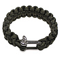 MFH - bracelet  -  "Parachute Cord"  -  Olive  -  Largeur approximative 2  -  3 cm