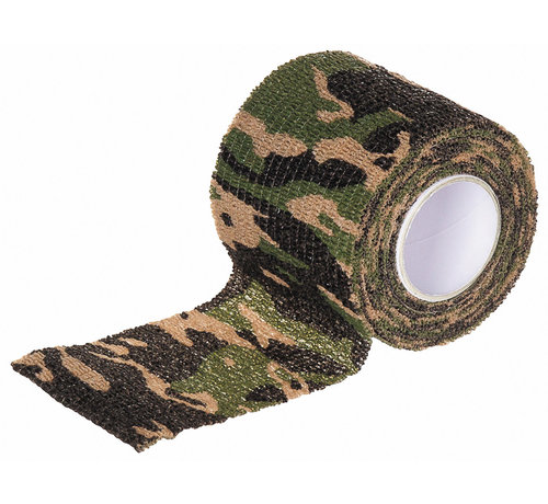 MFH MFH - Camo-tape  -  Zelfklevende  -  ca. 5 cm x 4  -  5 m  -  Woodland