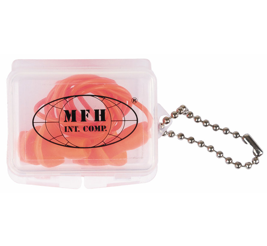 MFH - bouchons d'oreilles -  orange -  cas