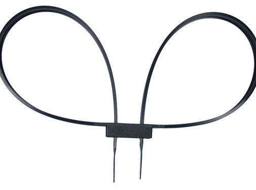 MFH MFH - Plastic handboeien  -  10 pc's/pack  -  80 x 1  -  27 cm  -  Zwarte