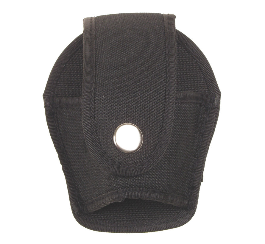 MFH - Handschellenetui -  Nylon -  offen -  schwarz