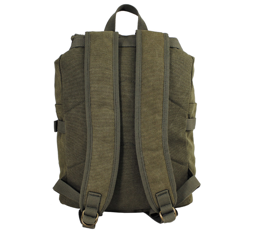 Pure Trash - sac à dos -  canvas -  "PT" -  vert