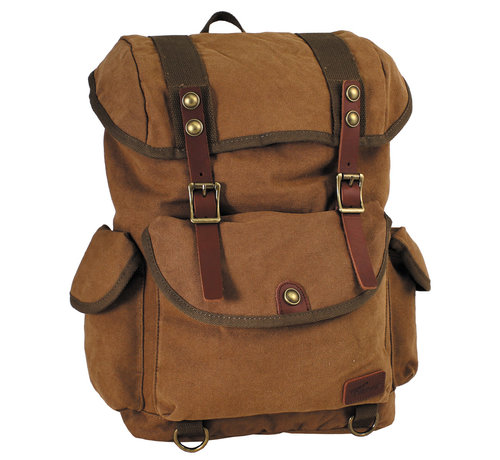 Pure Trash Pure Trash - Rucksack -  Canvas -  "PT" -  braun