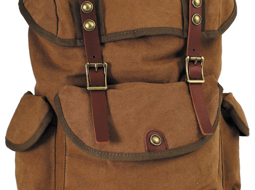 Pure Trash Pure Trash - Rucksack - Canvas - "PT" - braun