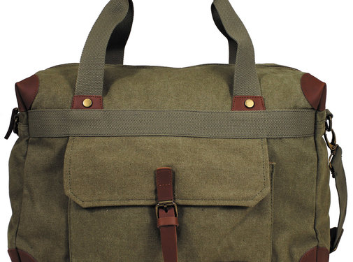 Pure Trash Pure Trash - sac à main - canvas - "PT" - vert - avec bretelles