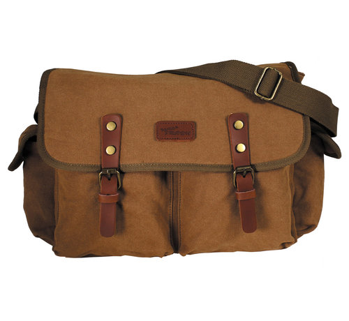 Pure Trash Pure Trash - Handtasche - Canvas - "PT" - braun