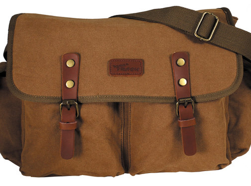 Pure Trash Pure Trash - Handtasche - Canvas - "PT" - braun