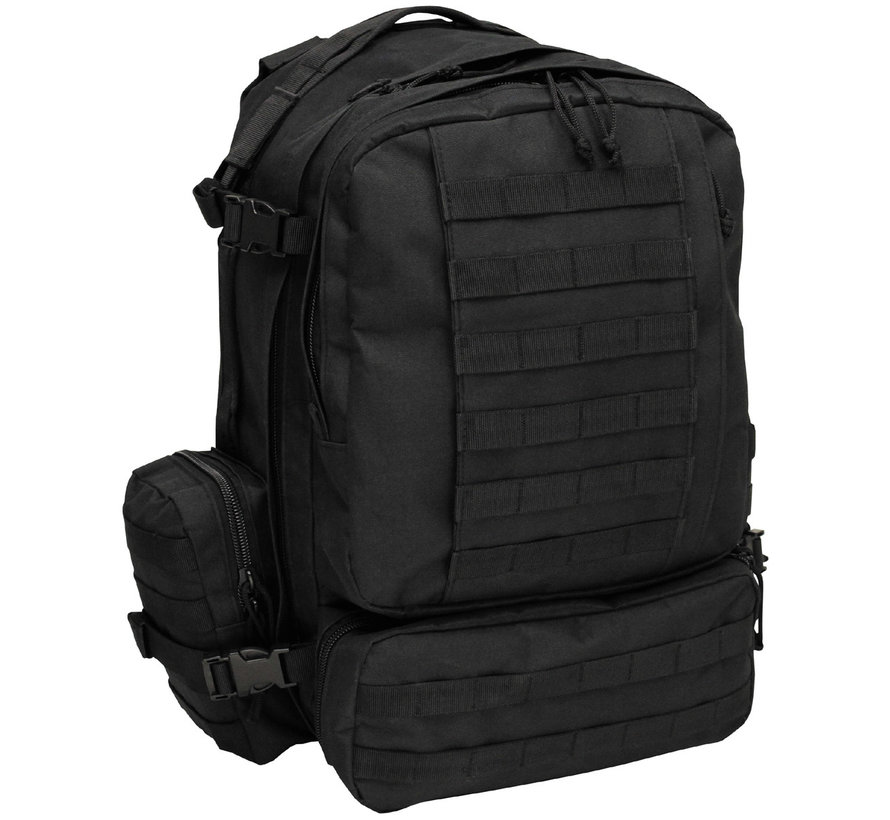 MFH - Ital. Rucksack -  schwarz -  "Tactical-Modular"