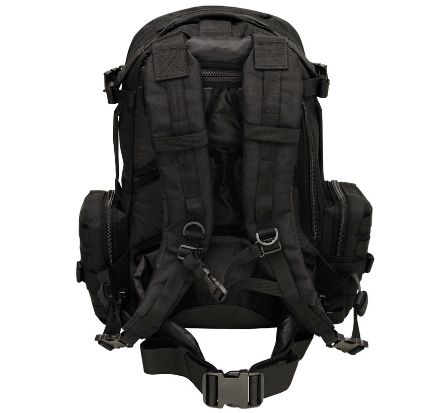 MFH - Ital. Rucksack -  schwarz -  "Tactical-Modular"