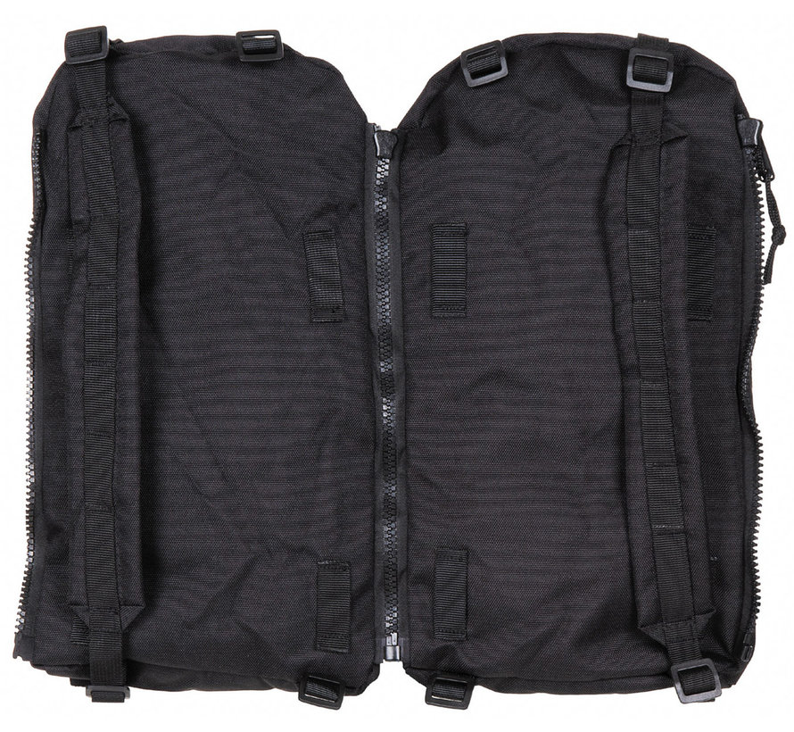 MFH - Sac à dos -  "Alpin110" -  noir -  2 poches latérales détachables