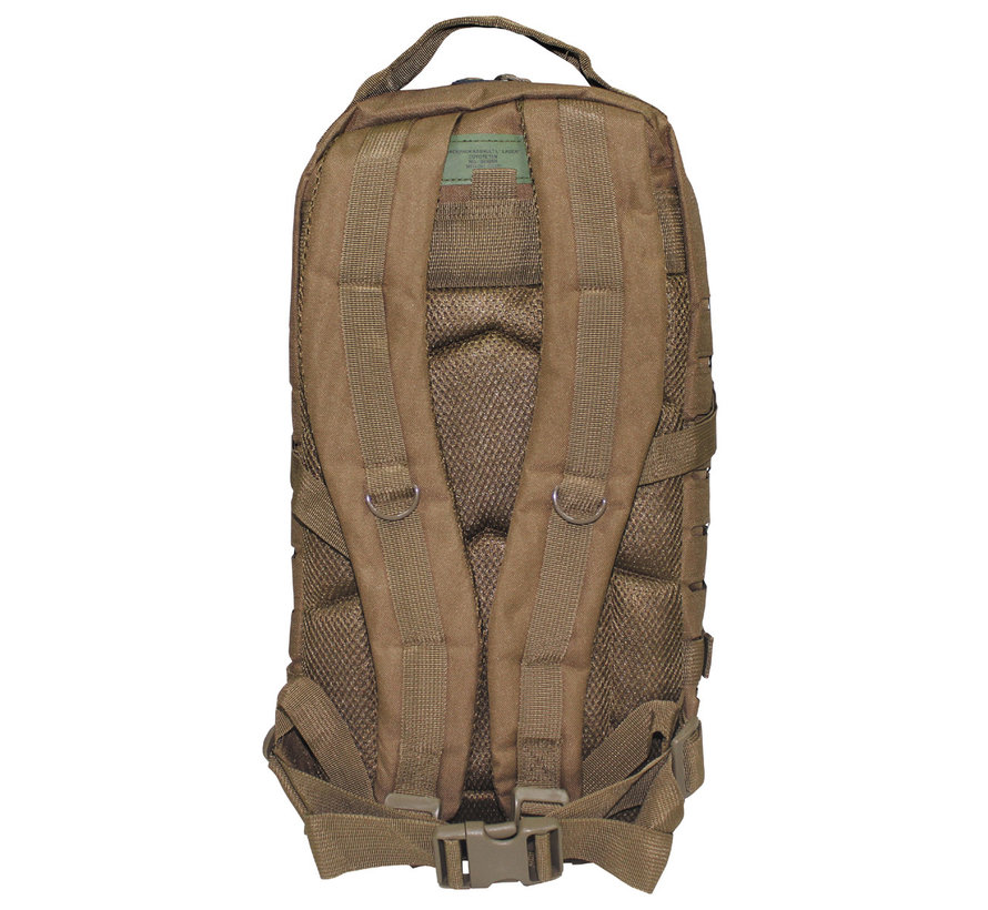 MFH High Defence - US Rucksack -  Assault I -  "Laser" -  coyote tan