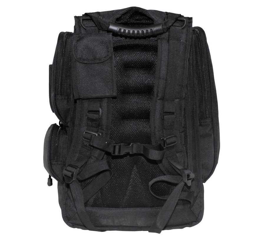 MFH High Defence - US Rucksack -  "NATIONAL GUARD" -  schwarz