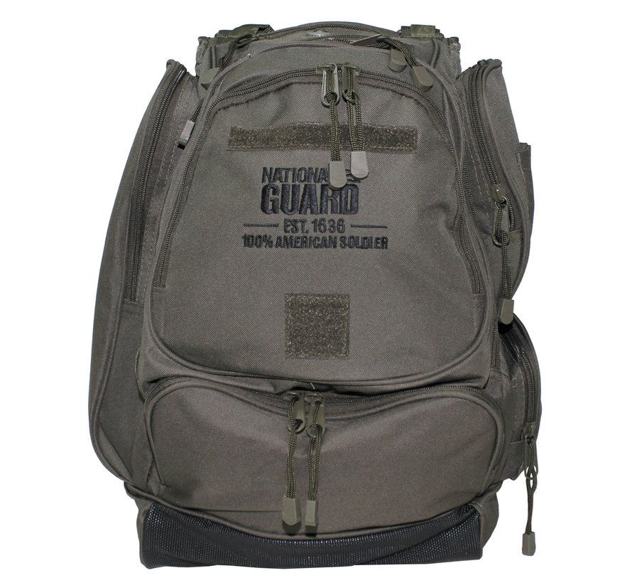 MFH High Defence - US Rucksack -  "NATIONAL GUARD" -  oliv