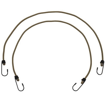 MFH MFH - Expander - 75 cm - mit Haken - 6 mm - coyote tan - 2er Pack