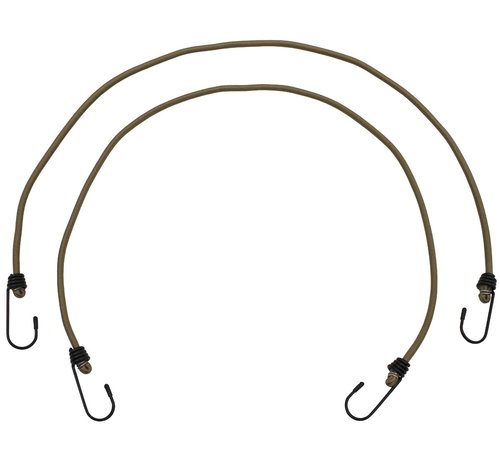 MFH MFH - Expander - 75 cm - met haken - 6 mm - coyote tan - 2-pack