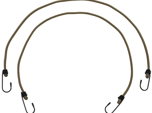 MFH MFH - Expander -  75 cm -  mit Haken -  6 mm -  coyote tan -  2er Pack