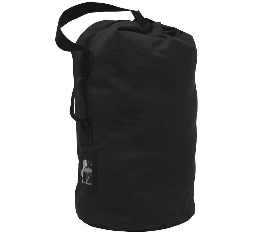 MFH - sac de marine américain -  noir -  avec sangles
