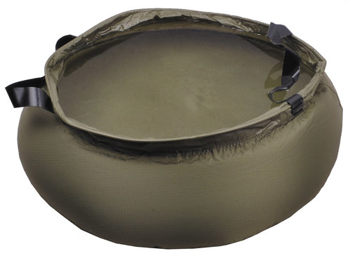 MFH MFH - cuvette pliable - 10 l - kaki - avec le sac