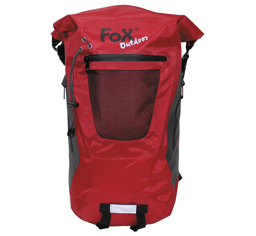 Fox Outdoor - sac a dos -  impermeable -  rouge -  "DRY PAK 20"