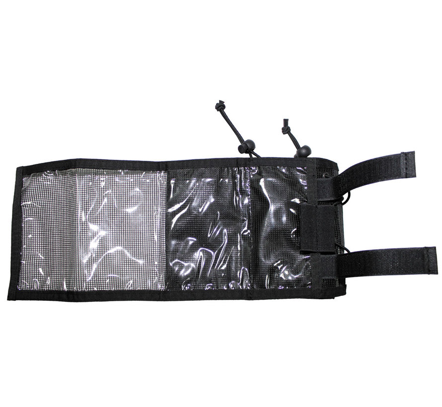 MFH - Sac d'armee - noir - poche pour monnaie et cartes