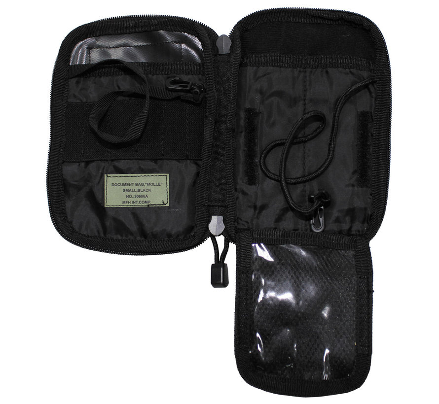 MFH - Dokumenten-/Smartphone-Tasche - "MOLLE" - schwarz