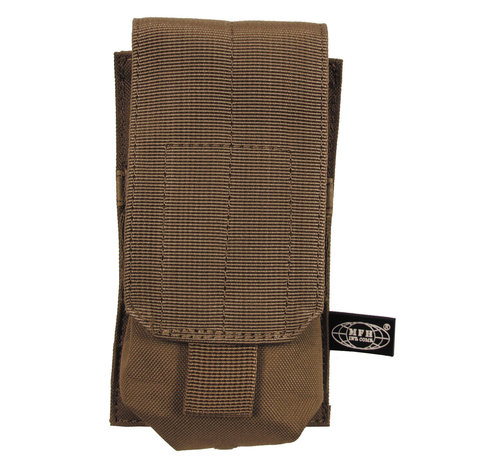 MFH MFH - Porte chargeur -  simple "MOLLE" -  syst. mod. - coyote tan