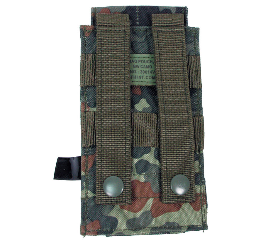 MFH - Porte chargeur -  simple -  "MOLLE" -  syst. mod. -  BW camo