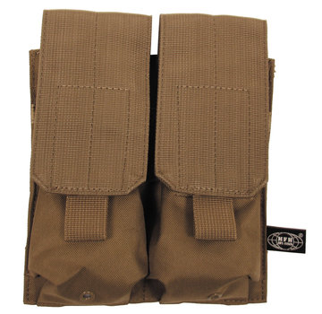 MFH MFH - porte chargeur -  double -   "Molle" -  coyote tan