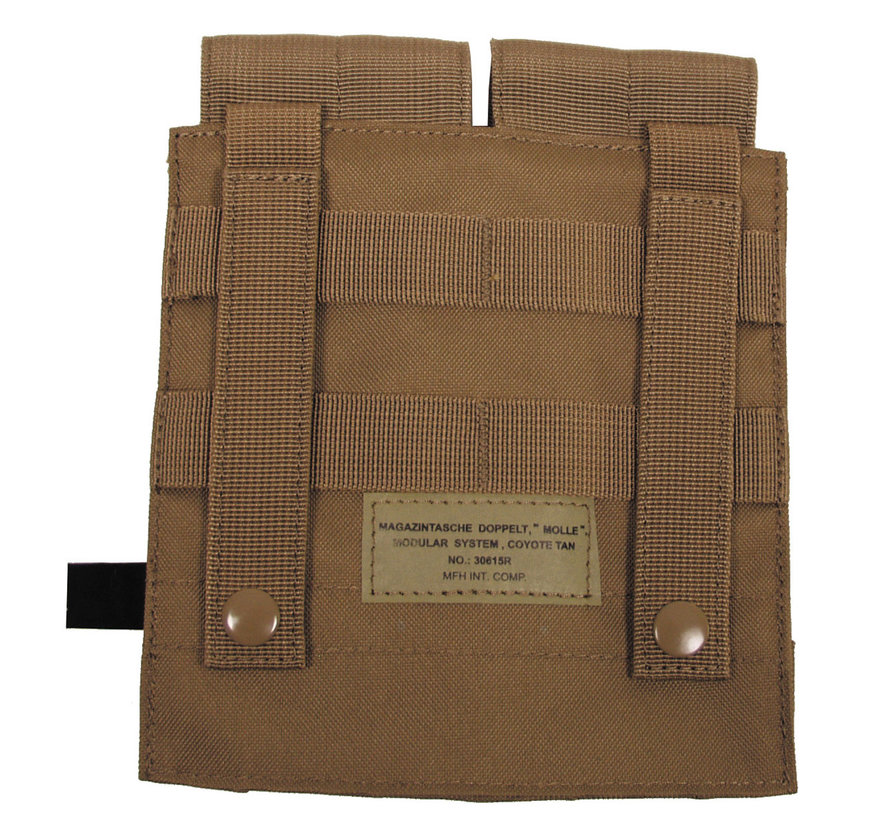 MFH - porte chargeur -  double -   "Molle" -  coyote tan