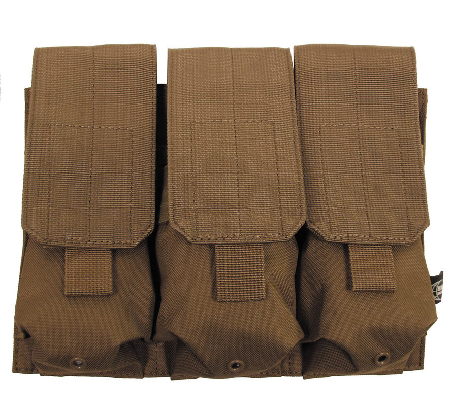 MFH - Munitie zakje  -  Triple  -  "MOLLE"  -  coyote tan