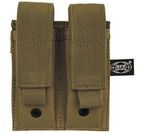 MFH MFH - porte chargeur -  "Molle" -  double -  coyote tan