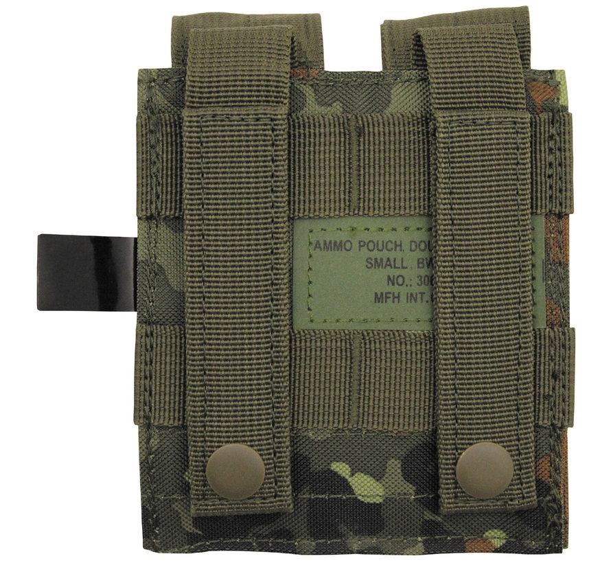 MFH - Munitie zakje  -  Dubbele  -  Kleine  -  "MOLLE"  -  BW camo