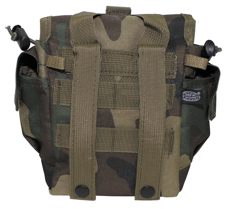 MFH - Drinkfles zakje  -  "MOLLE"  -  Woodland