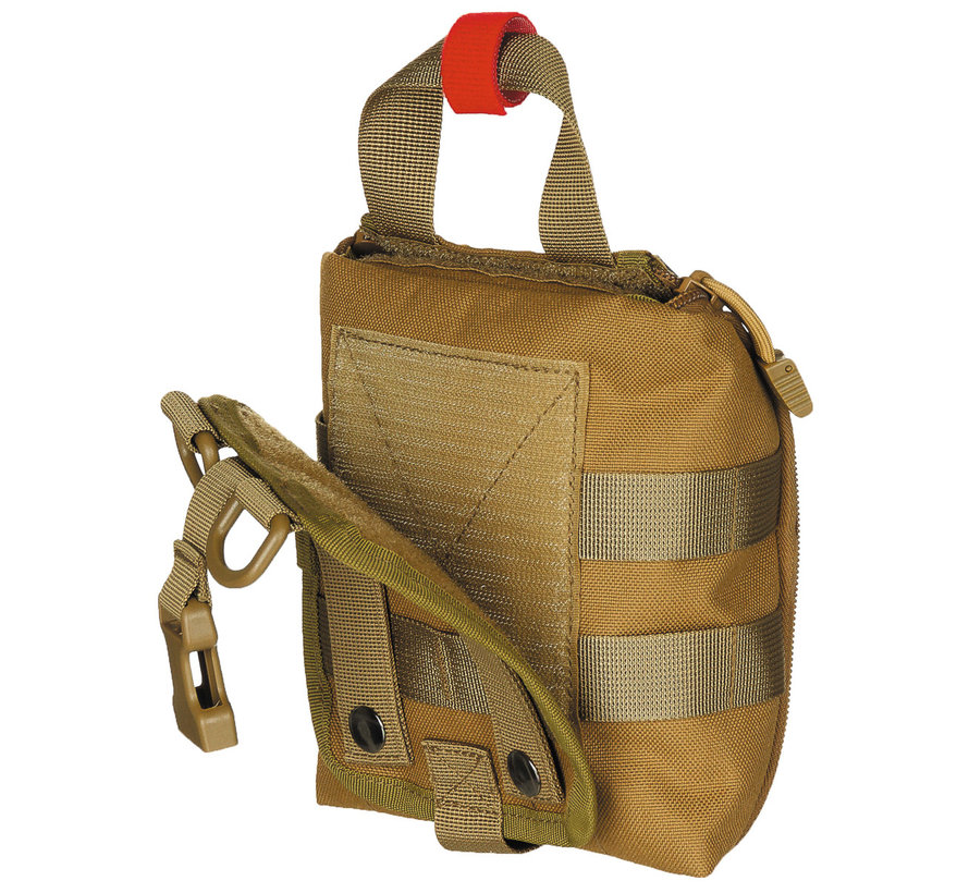 MFH - Pochette -  premiers soins -  petite -  "MOLLE" -  coyote tan